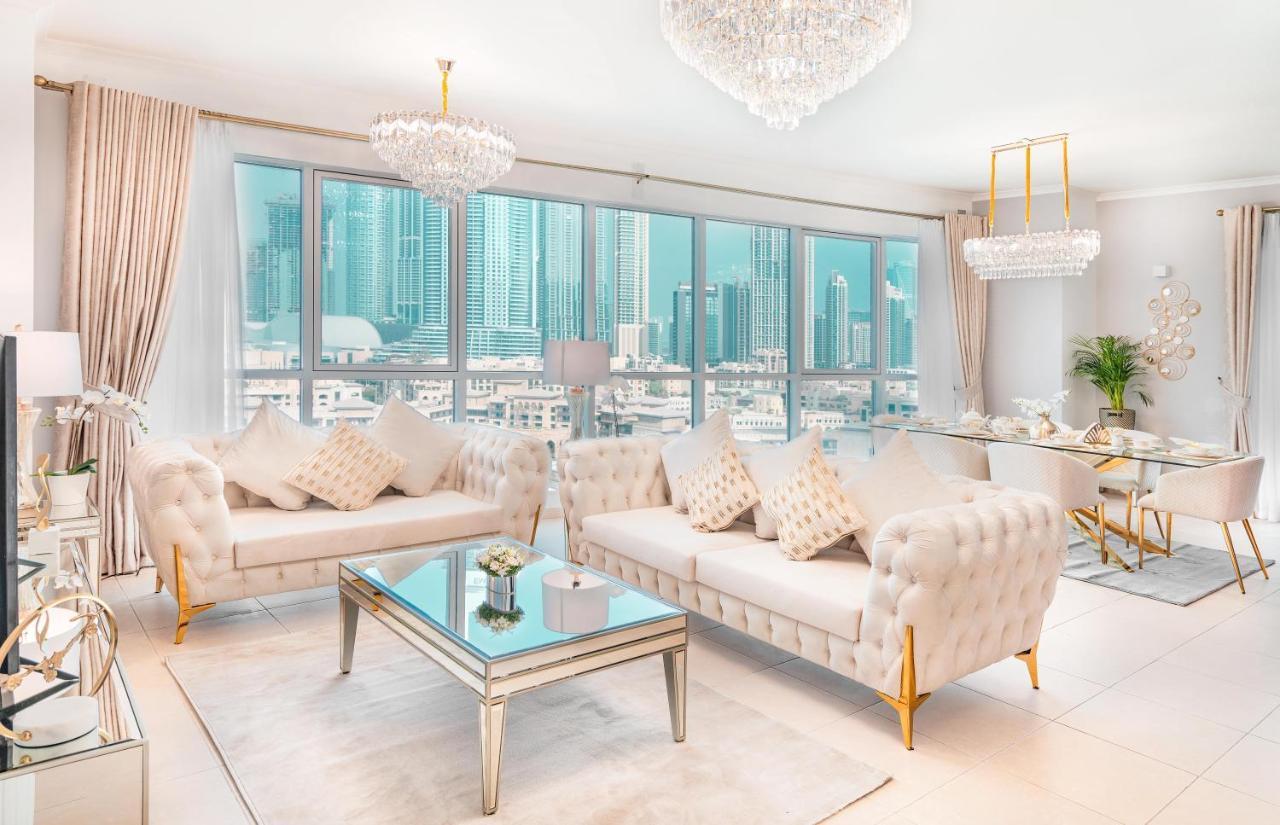 Elite Royal Apartment - Full Burj Khalifa & Fountain View - Emperor Dubai Bagian luar foto