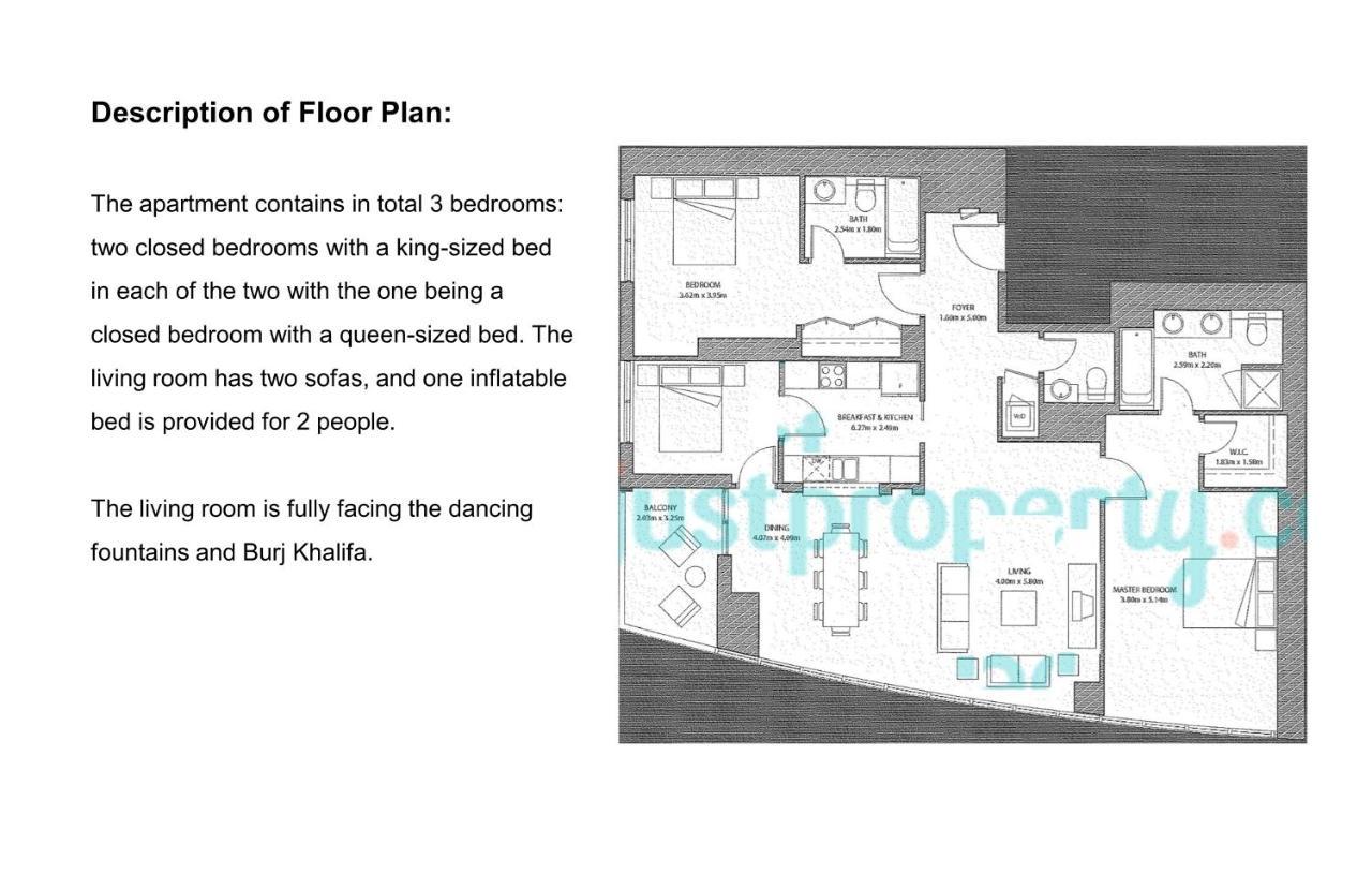 Elite Royal Apartment - Full Burj Khalifa & Fountain View - Emperor Dubai Bagian luar foto